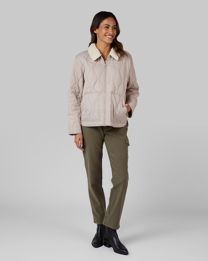 WOMEN'S SHIELD TECH ONION QUILTED JACKET - Image 4