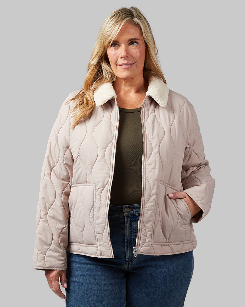 WOMEN'S SHIELD TECH ONION QUILTED JACKET - Image 5