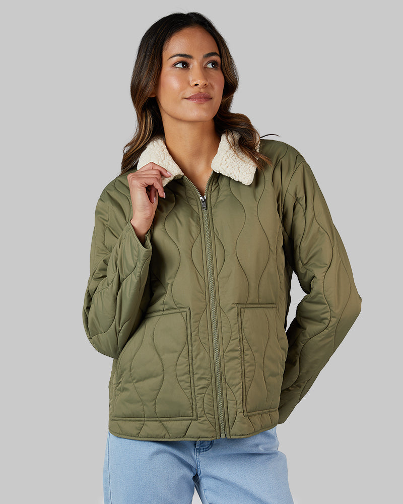 WOMEN'S SHIELD TECH ONION QUILTED JACKET - Image 9
