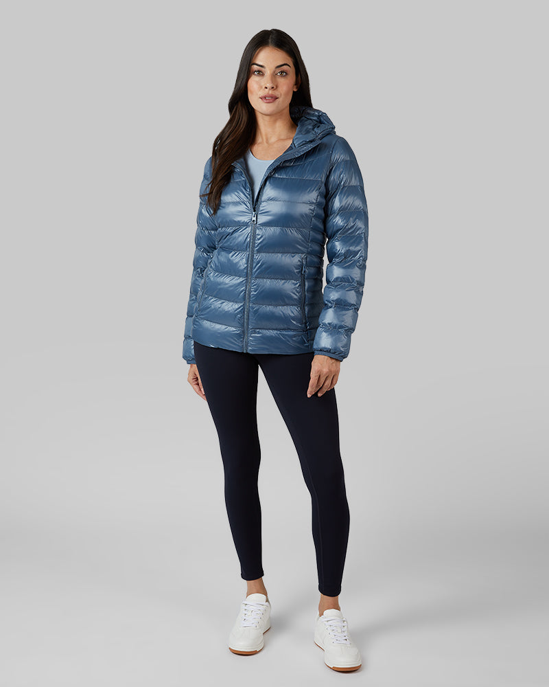WOMEN'S SHINY HOODED JACKET - Image 18