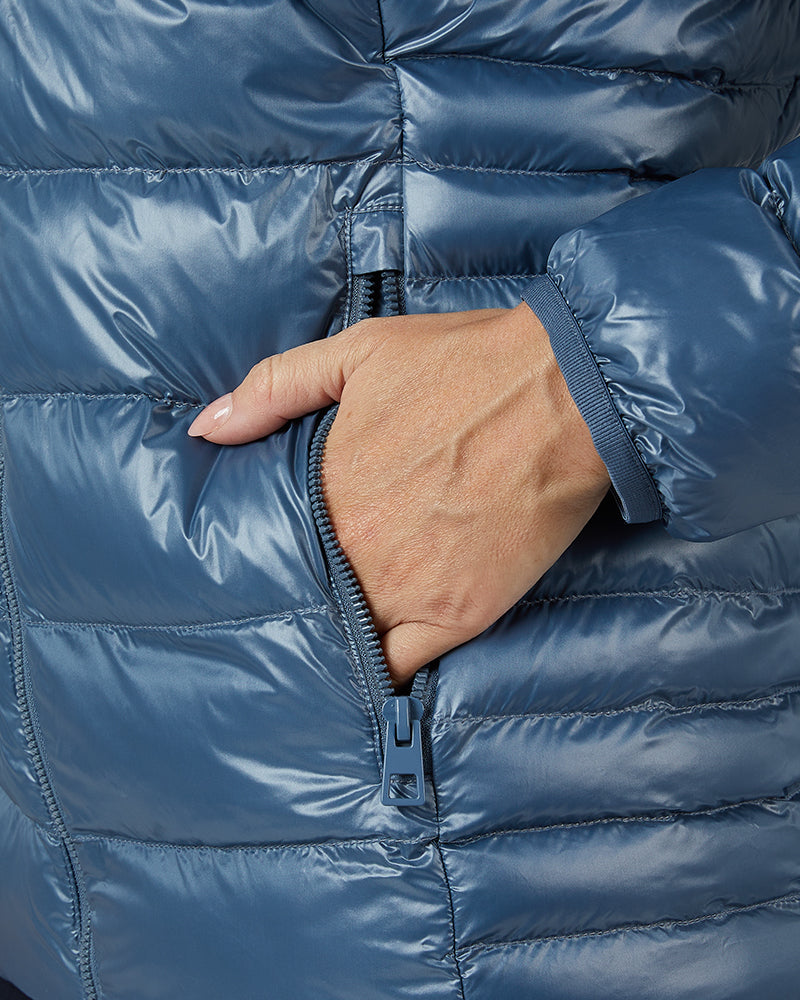 WOMEN'S SHINY HOODED JACKET - Image 15