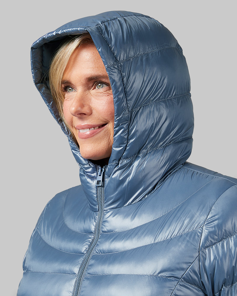 WOMEN'S SHINY HOODED JACKET - Image 22
