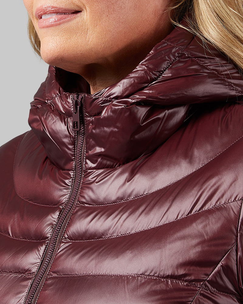 WOMEN'S SHINY HOODED JACKET - Image 32