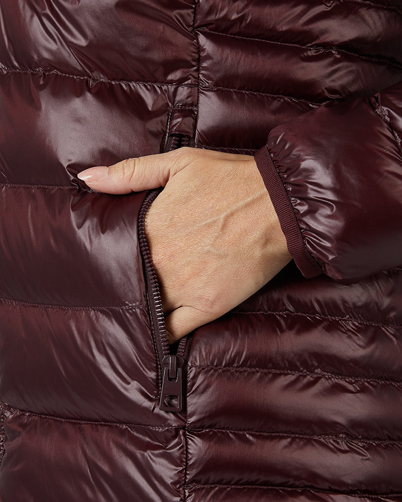 WOMEN'S SHINY HOODED JACKET - Image 27