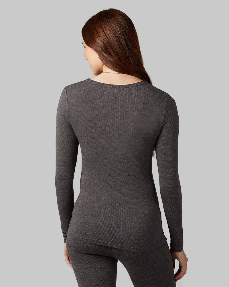 WOMEN'S MIDWEIGHT BASELAYER SCOOP TOP - Image 3
