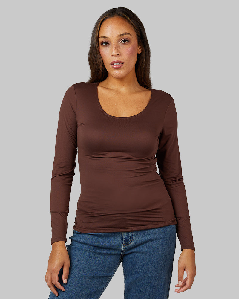 WOMEN'S LIGHTWEIGHT BASELAYER SCOOP TOP - Image 17