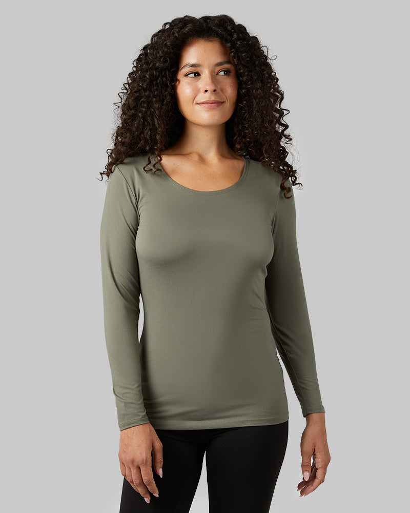 WOMEN'S LIGHTWEIGHT BASELAYER SCOOP TOP - Image 25