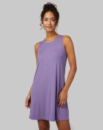 WOMEN'S SOFT RIB TANK SWING DRESS