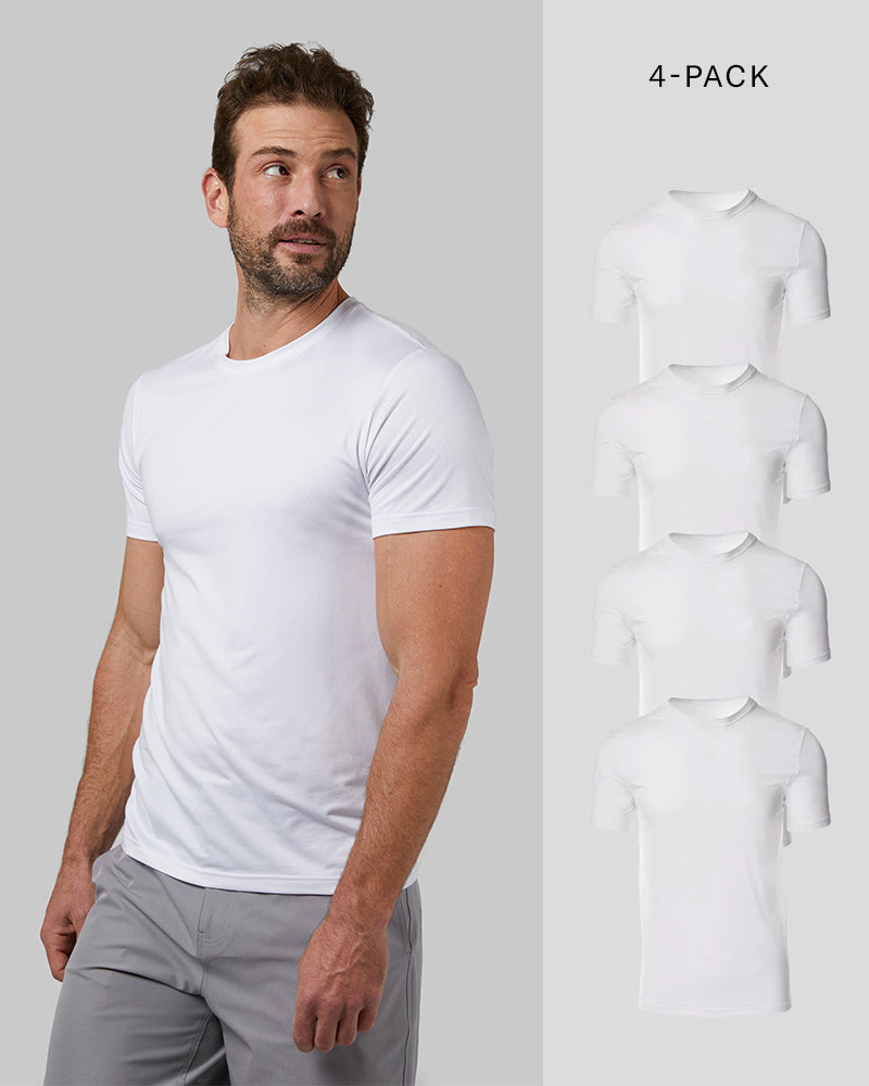 MEN'S 4-PACK COOL CLASSIC CREW T-SHIRT - Image 5